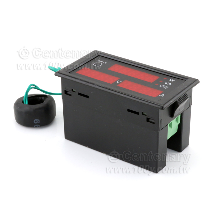 多功能數顯交流電表 AC80-300V AC0-100A - 102515 產品圖片
