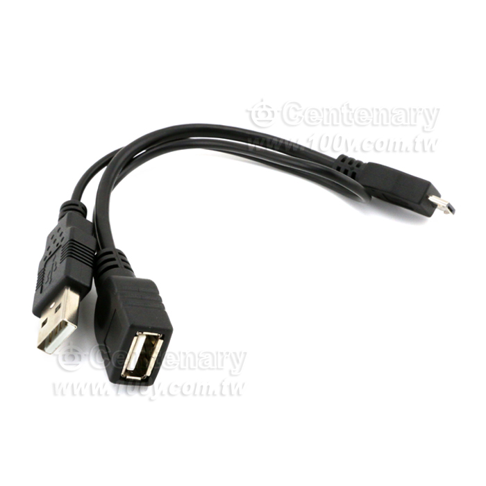 USB-A(F)-MicroUSB(M) OTG線 - 102812 產品圖片