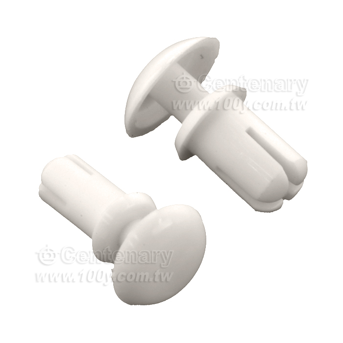 尼龍鉚釘 φ4.0*8.0mm【ROHS】白色 - 100601 產品圖片