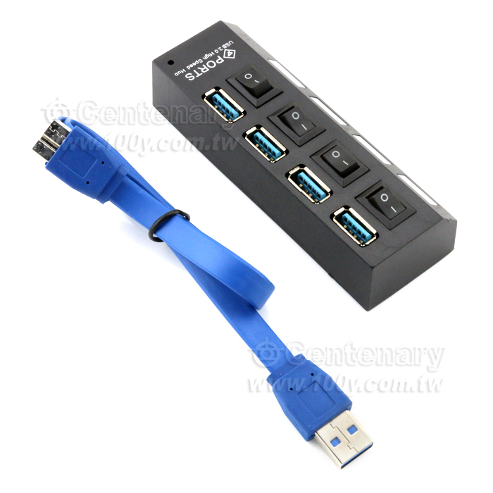 4 Port USB3.0 HUB 集線器 - 101745 產品圖片