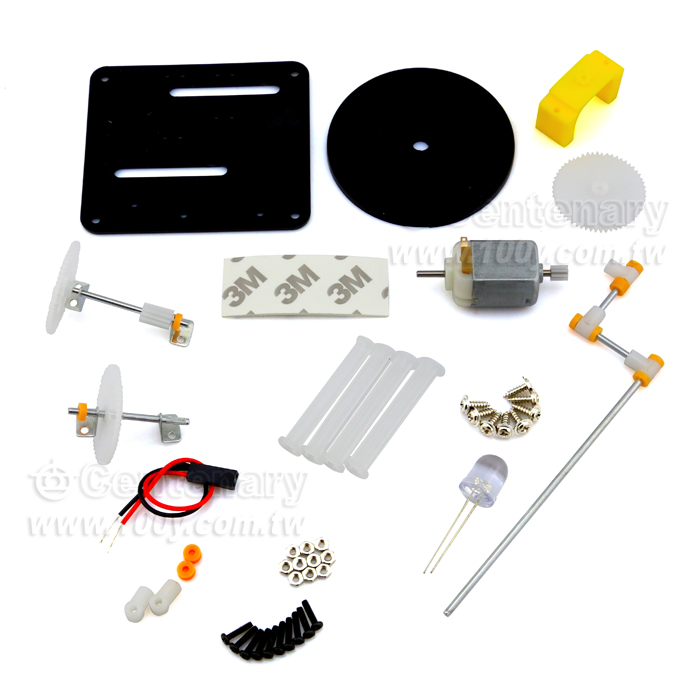 DIY拼裝發明動手製作發電機直流發電機拼裝 - 103740 產品圖片