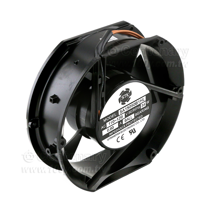 110-120VAC 帶線式風扇 0.5/0.45A 172*150*51mm - 101197 產品圖片