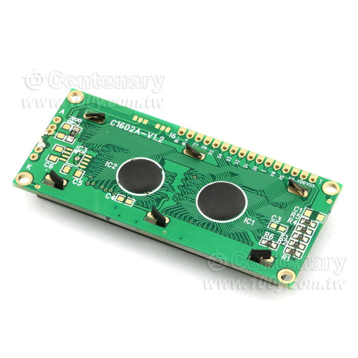 16*2 字符型 LCD 5V (藍屏白字) 並口 - 101216 產品圖片