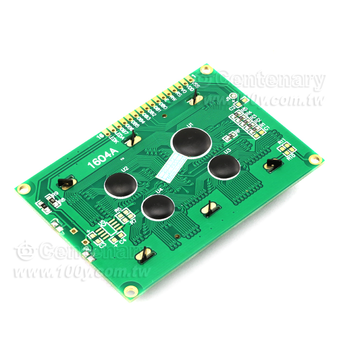 16*4 字符型 LCD 5V (黃綠底黑字) 並口 - 101218 產品圖片