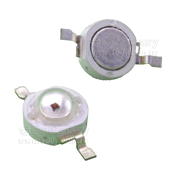 1W高功率紅光LED，50-90LM,光宏42mil芯片 - 100960 產品圖片