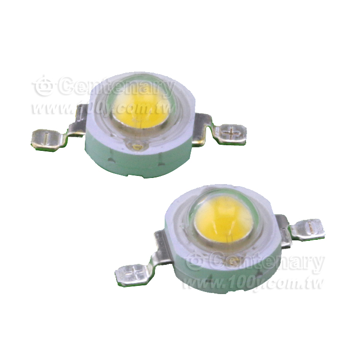 1W高功率暖白光LED，100-110LM,40mil芯片 - 100964 產品圖片