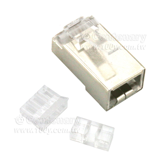 Cat.6 RJ45 8P8C  三件式屏蔽水晶頭 - 103619 產品圖片
