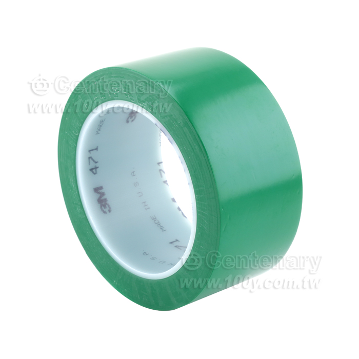 單面警示標示劃線膠帶 綠色30mm*33M - 153773 產品圖片
