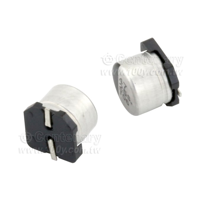 SMD電解電容 10uF/50V ±20% 105℃ - 102663 產品圖片