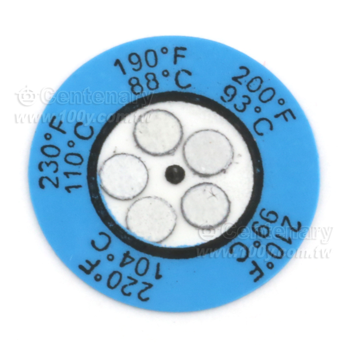 5點圓形溫度貼紙 3型 - 89331 產品圖片