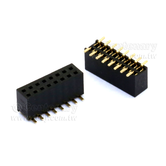 1.27mm Pitch Female Header Receptacles- Double Row - 112309 Product Image
