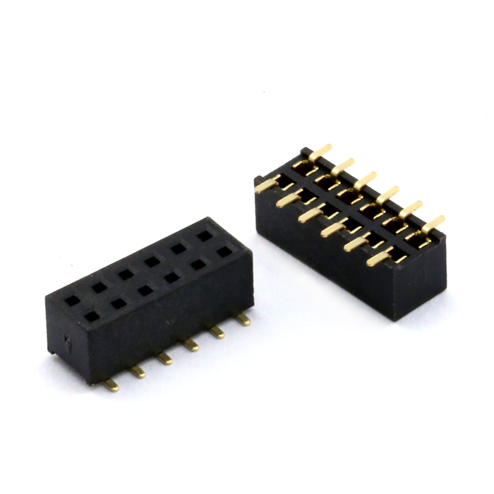 SMD 2*5雙排母座 P:2.0mm - 104439 產品圖片