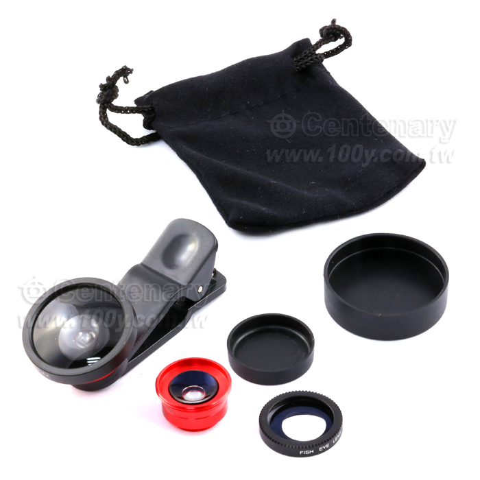 三合一特效鏡頭 (廣角+魚眼+微距) - 104640 產品圖片