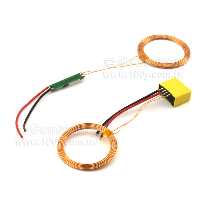 無線充電模組 黃殼小板 輸入12V接收5V - 104864 產品圖片