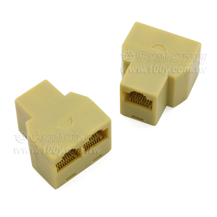 電話接頭 1母轉2母(8P8C) - 104818 產品圖片