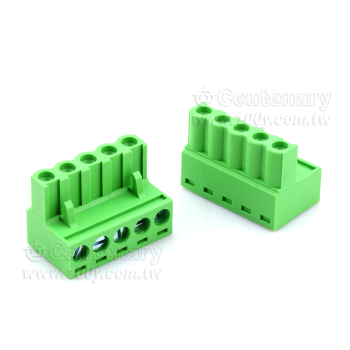 5P 母插頭 P:5.08mm - 112359 產品圖片