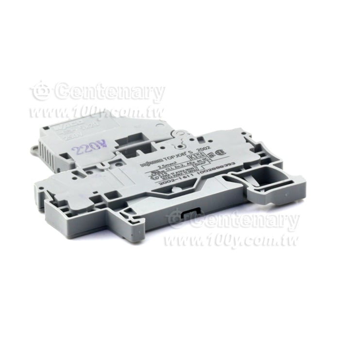 保險絲端子臺+邊蓋+LED AC/DC220V - 105254 產品圖片