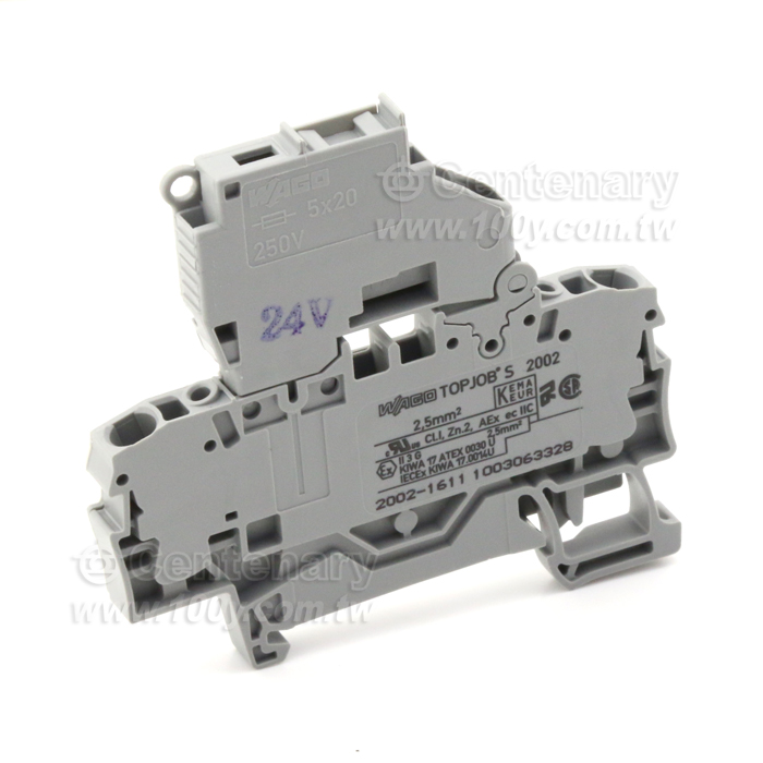 WAGO_Fuse Disconnect Terminal Block With Pivotable Fuse Holder - 105256 Product Image