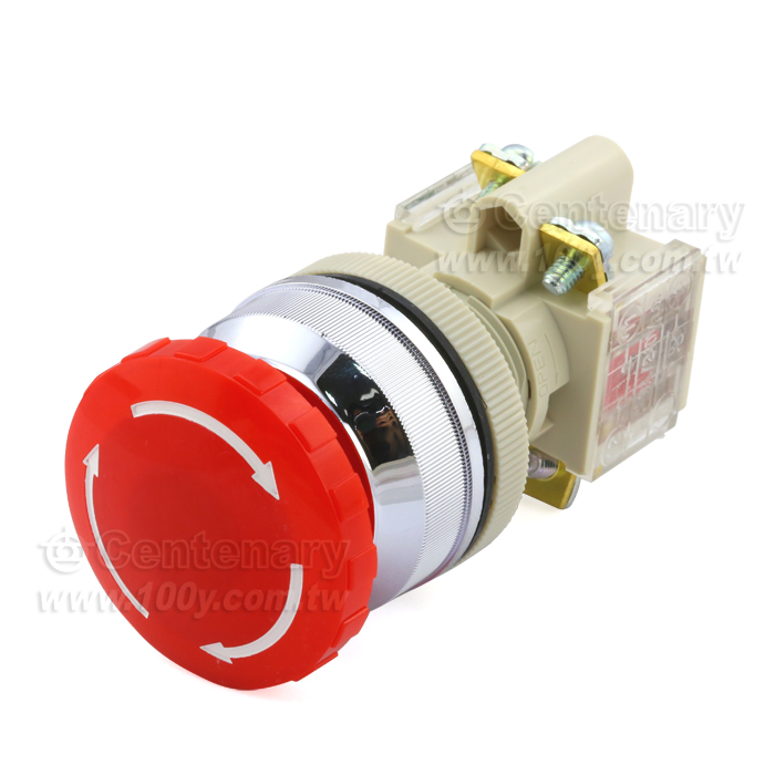 ψ30圓型連鎖開關1A1B 紅 - 43914 產品圖片