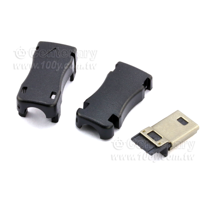 MINI 5P USB Black Connector - 105726 Product Image