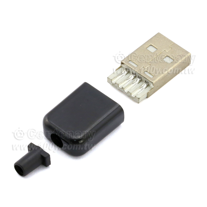 USB 2.0 A Type White Connector - 105729 Product Image