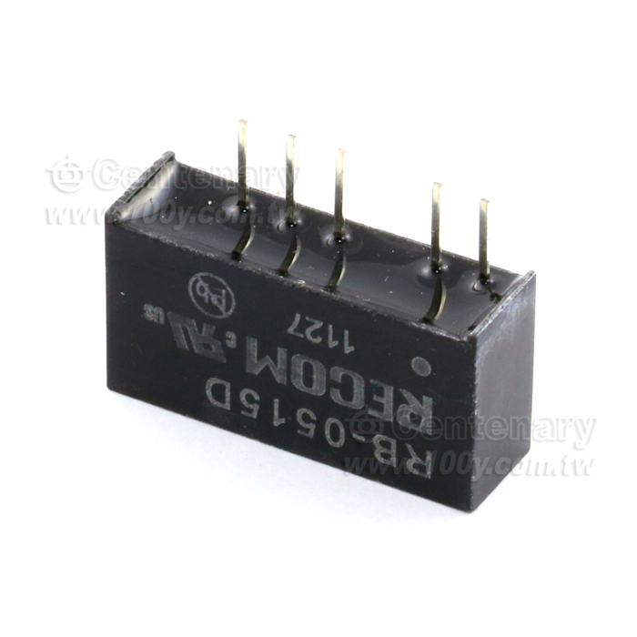 Recom 1W,SIP5 Double Powerling DC/DC-Converter - 104817 Product Image