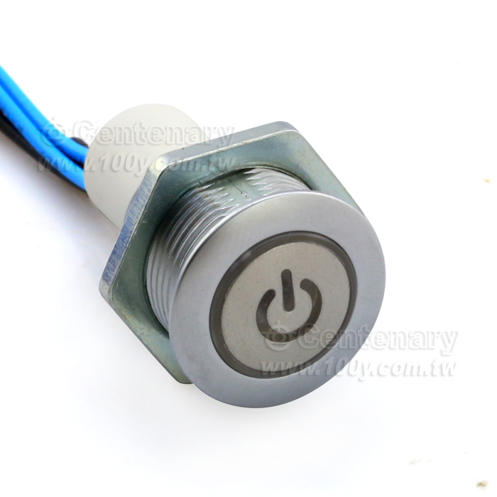 MINIATURE PANEL SEALED METAL PUSHBUTTON - 106307 Product Image
