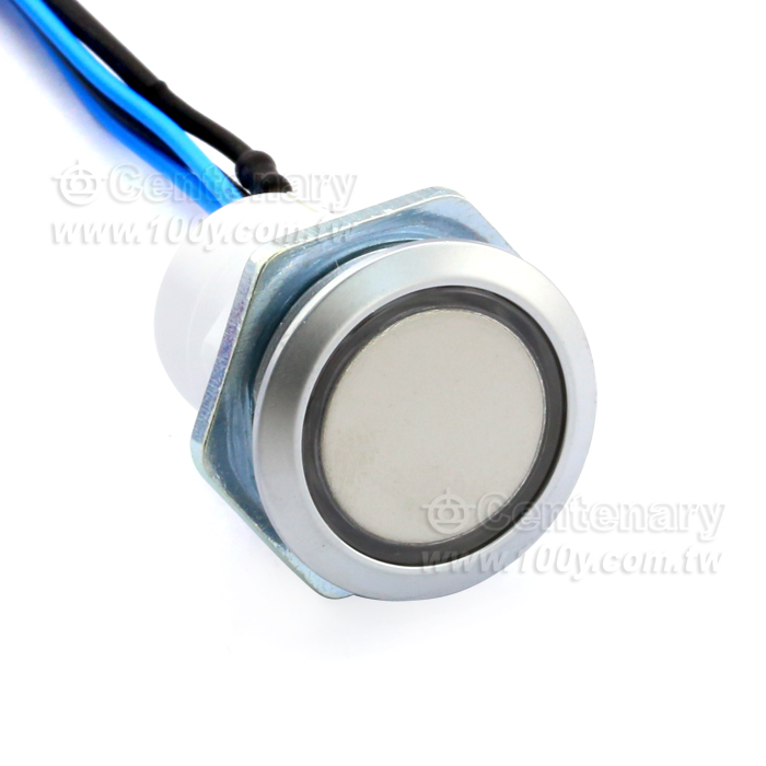 無段Φ19mm 不防水型金屬按鈕開關-黃色 - 91376 產品圖片