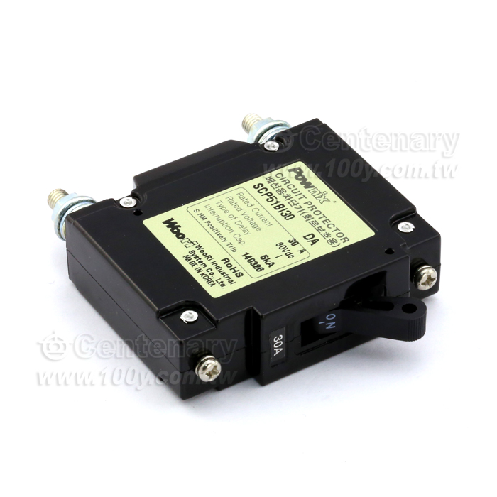 無熔絲過載斷路器 1P/30A DC80V - 106517 產品圖片