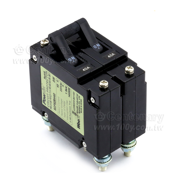 無熔絲過載斷路器 高速 2P/40A AC220V - 106529 產品圖片