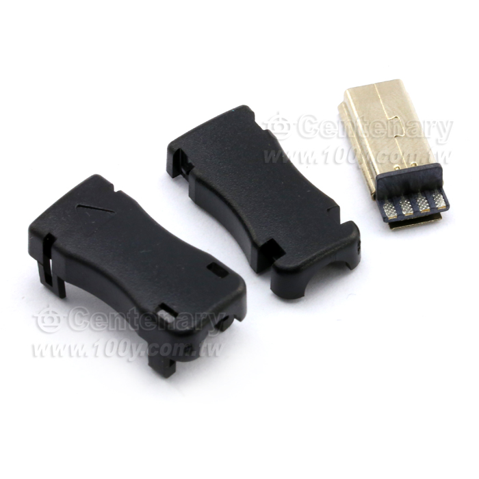 MINI 4P USB Black Connector - 107646 Product Image