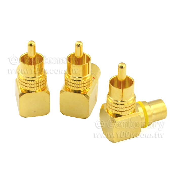 RCA L-Type Male to Female Lotus Plug - 107993 Product Image