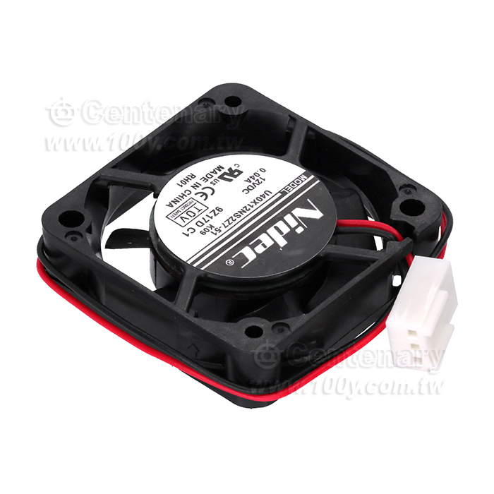 NIDEC_DC12V 帶線風扇 0.04A 0.48W40*40*10mm - 106789 產品圖片