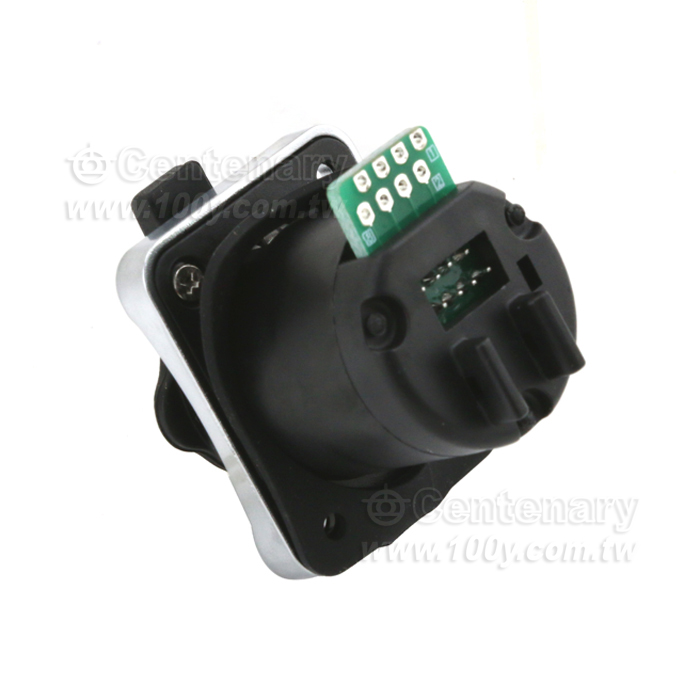 RJ45按扣式插座單網口IP65 - 108148 產品圖片