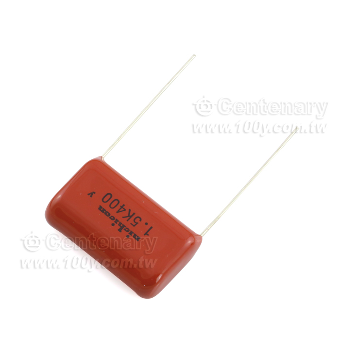 紅-塑膠電容 1.5uF 10% 400VDC - 108381 產品圖片