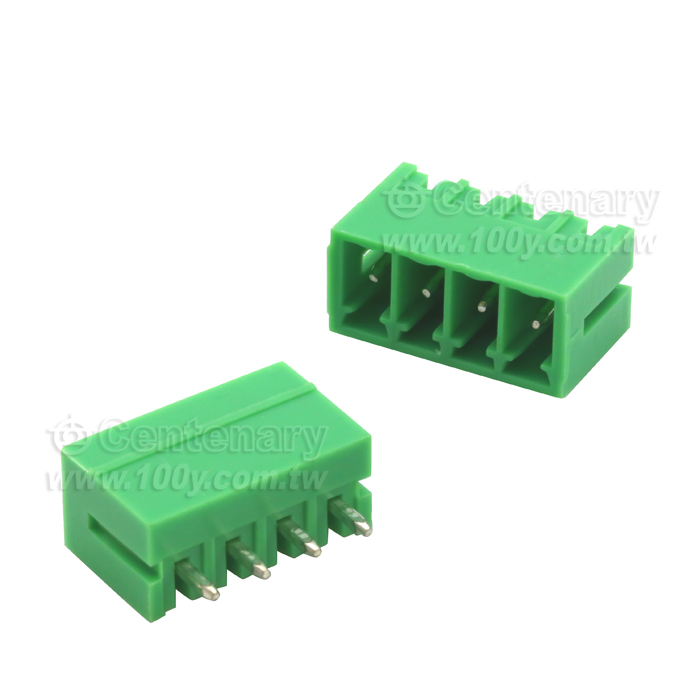 插拔式接線端子180度 4P - 108444 產品圖片