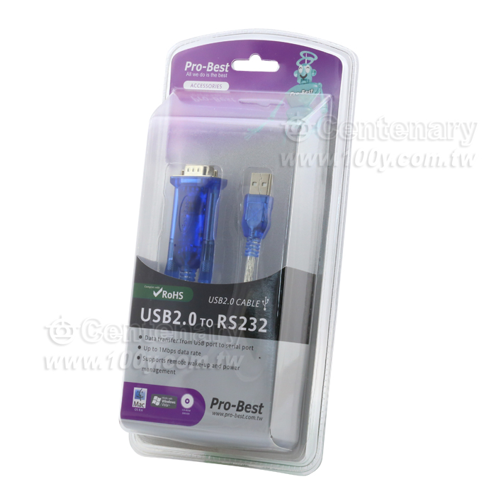USB 2.0 轉 RS232轉接器 - 108435 產品圖片