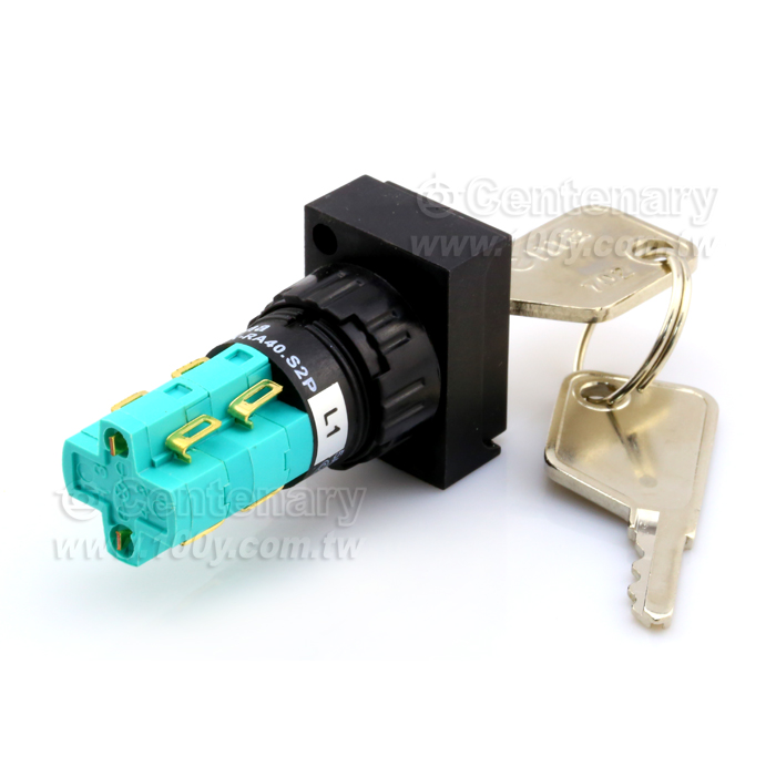 長方型兩段交替 IP40焊接2P ,L型單抽 - 108756 產品圖片