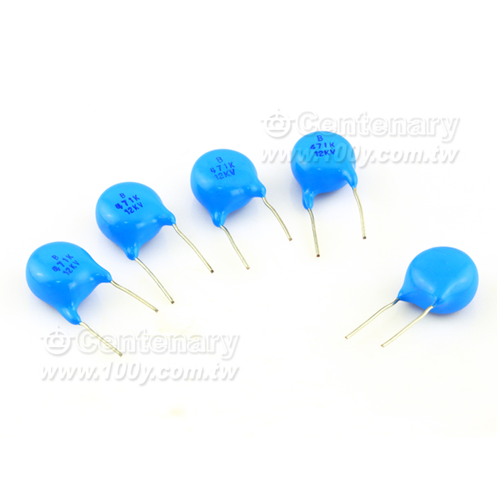 高壓陶瓷電容 470pF/12KV ±10% - 109052 產品圖片