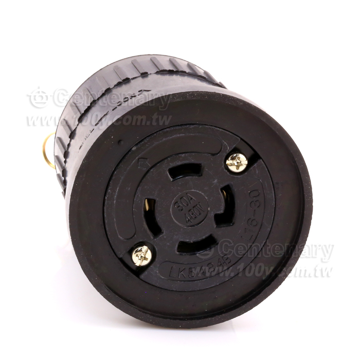 L16-30C 引掛式橡膠中間插座4P 30A / 480V - 108805 產品圖片