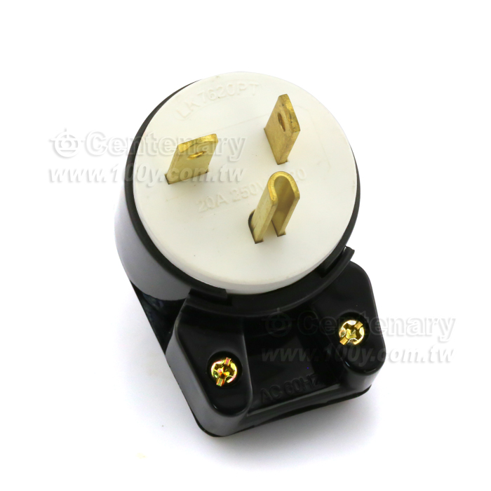 6-20P Straight Blade Angle Plug - 108904 Product Image
