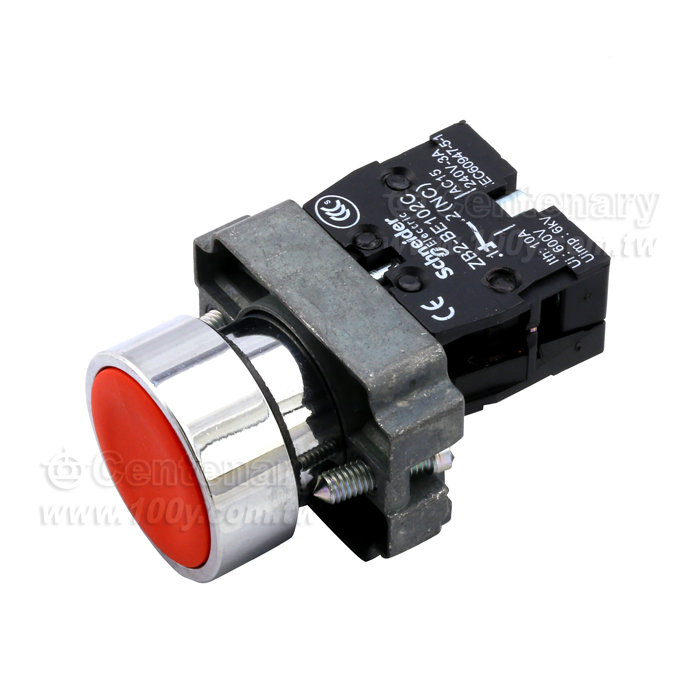 自復式按鈕開關 紅色 1NC AC/DC 600V - 109133 產品圖片