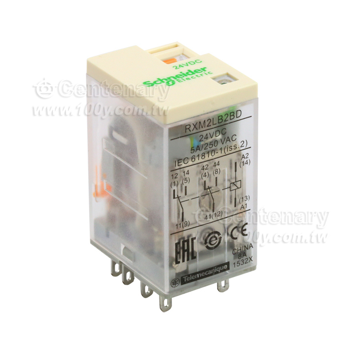 帶燈繼電器 24Vdc   5A/250Vac - 109361 產品圖片
