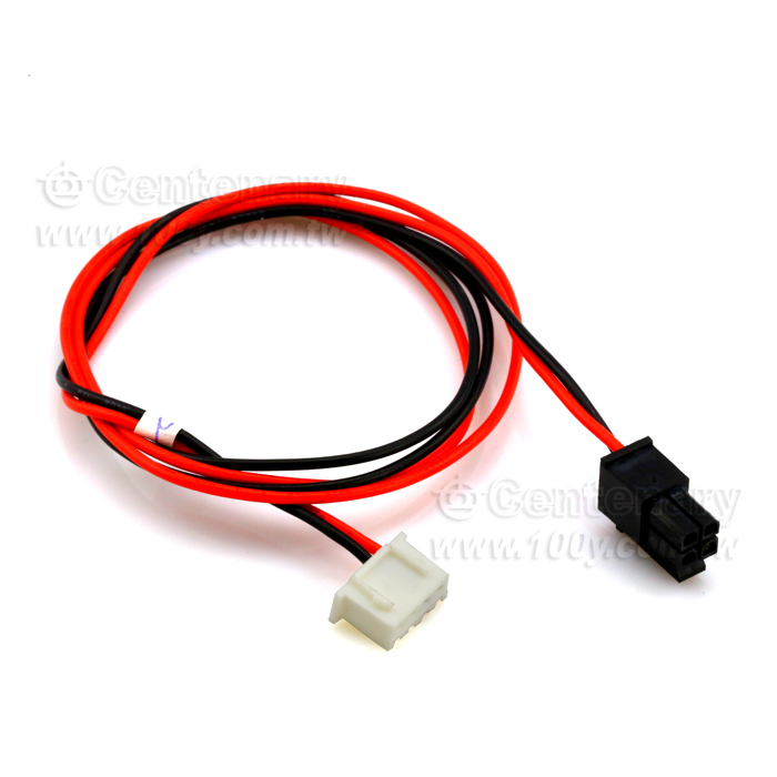 1007#26 XH-4P穿2P/1.0-4P穿2P (黑色殼) - 109410 產品圖片