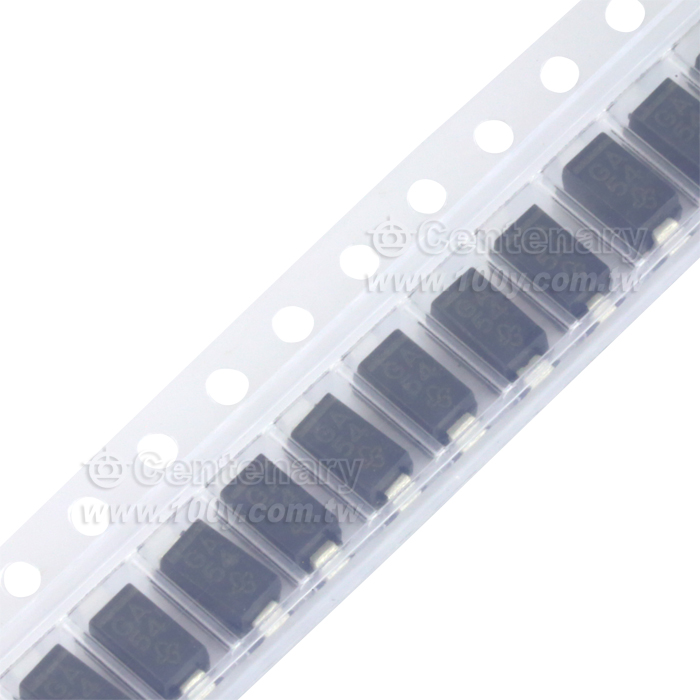 SURFACE MOUNT GLASS PASSIVATED JUNCTION RECTIFIER - 33201 Product Image