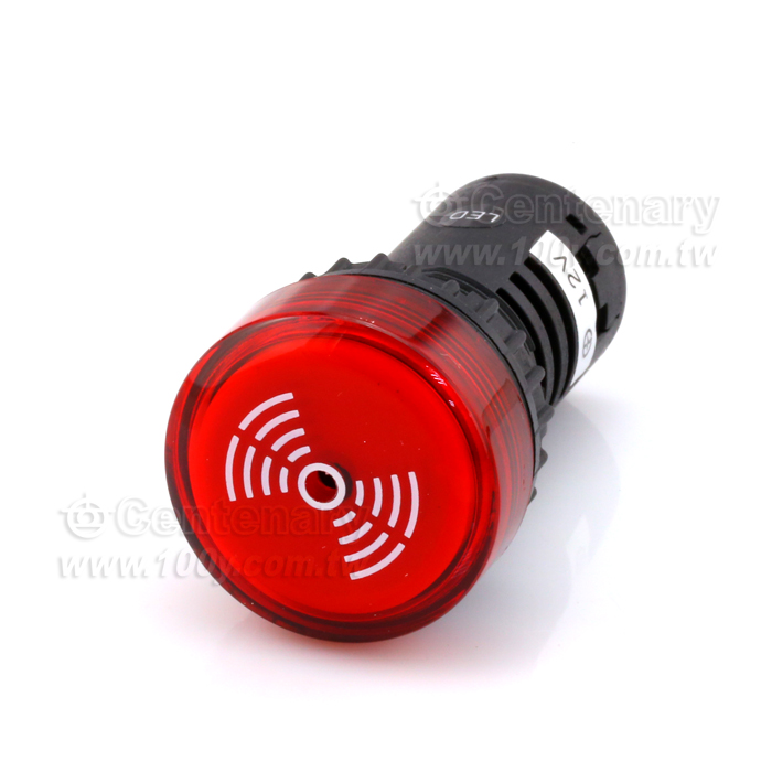 22mm LED 蜂鳴指示燈 12V - 109371 產品圖片
