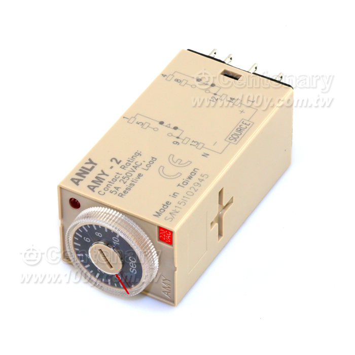 限時繼電器 220Vac 10S - 109730 產品圖片