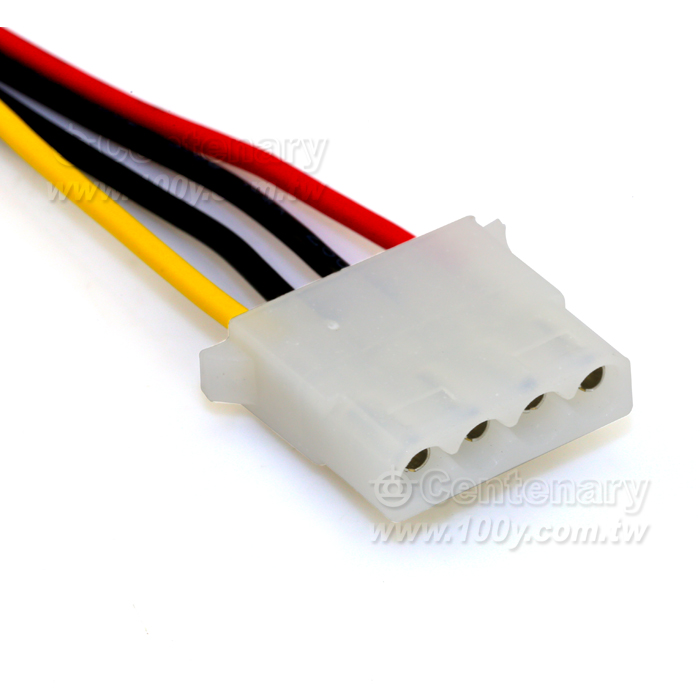 D型4P母轉串口公/SATA反轉電源線 - 103110 產品圖片