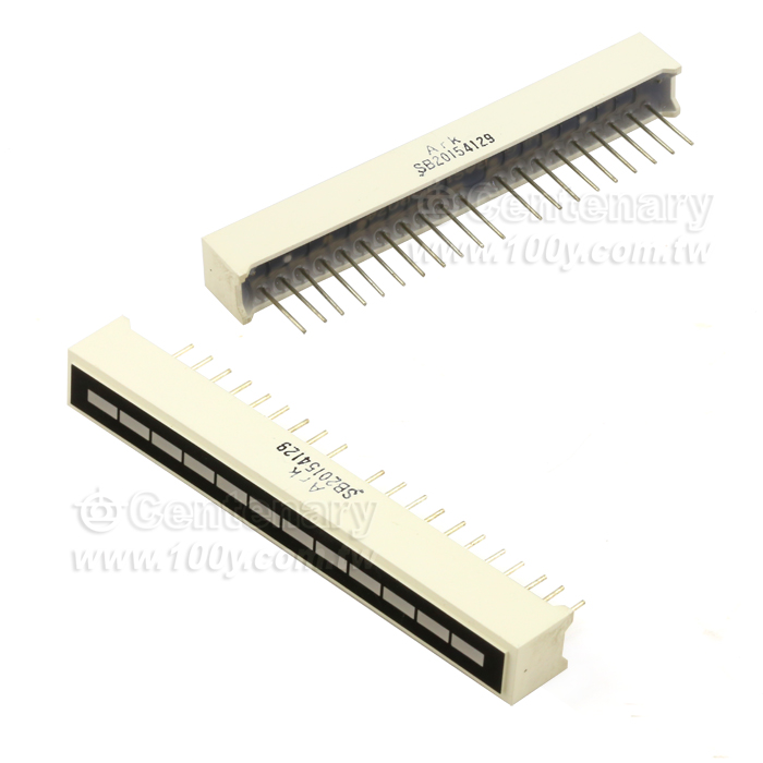 12 Light Bar LED 黃綠色(共陽) - 110089 產品圖片