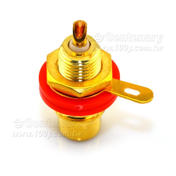 RCA Plug Connector-Gold Flash - 107505 Product Image